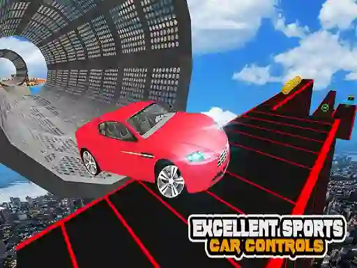 Spēle Mega Car Ramp Impossible Stunt online