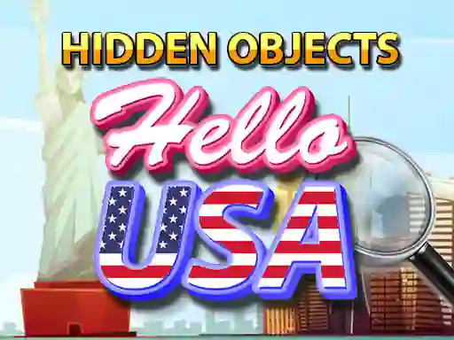 Spēle Hidden Objects Hello USA online