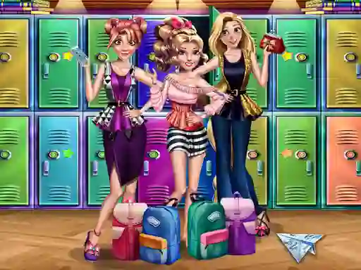 Spēle Princess Back To School online