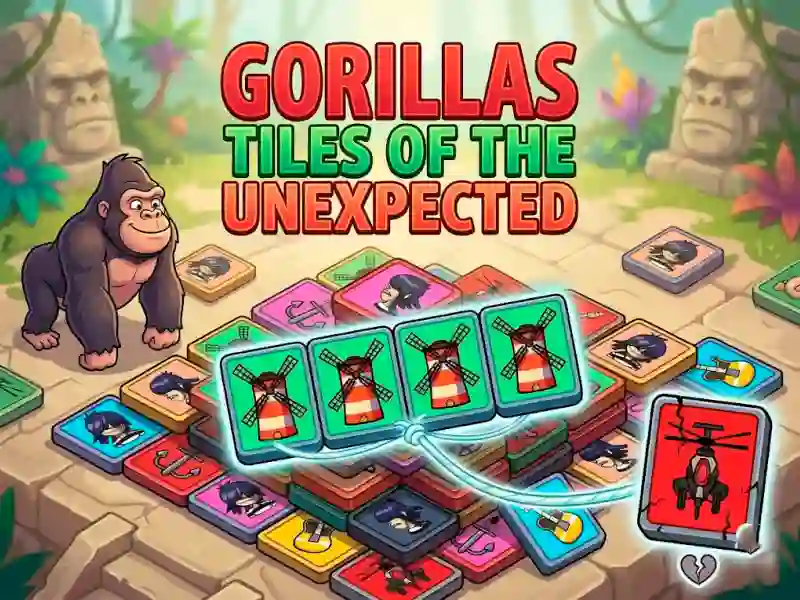 Spēle Gorillas Tiles Of The Unexpected online