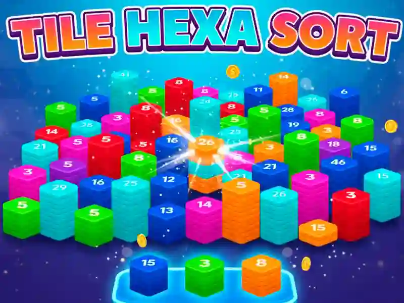 Spēle Tile Hexa Sort online