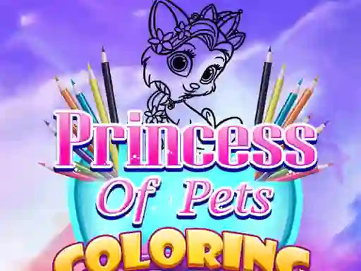 Spēle Princess Of Pets Coloring online