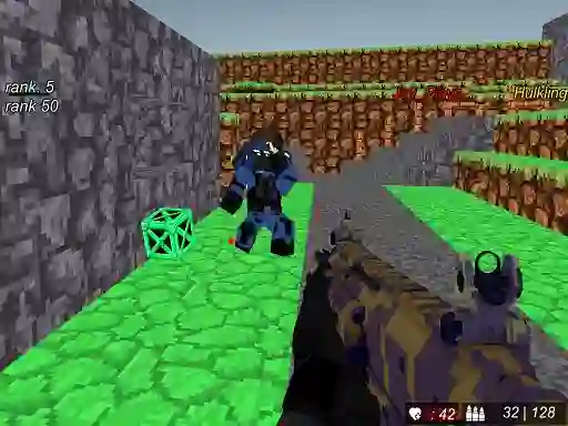 Spēle Blocky Wars Advanced Combat Swat Multiplayer online