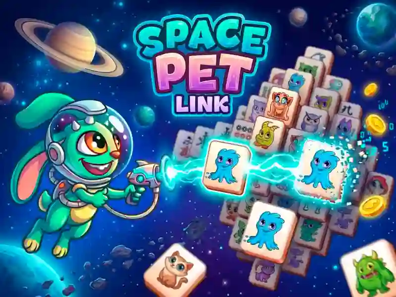 Spēle Space Pet Link online