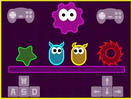 Spēle Neon Slimes online