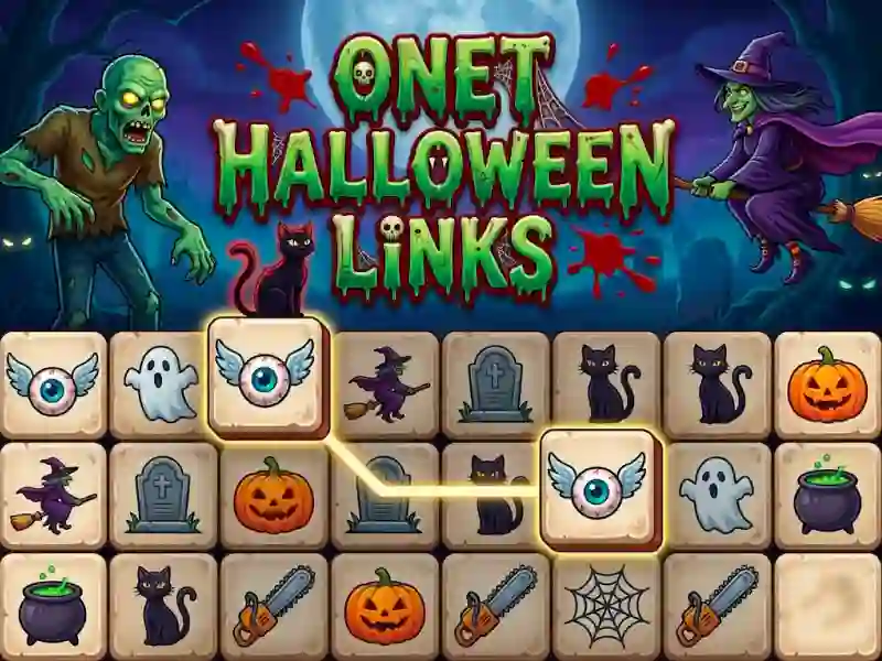 Spēle ONet Halloween Links online