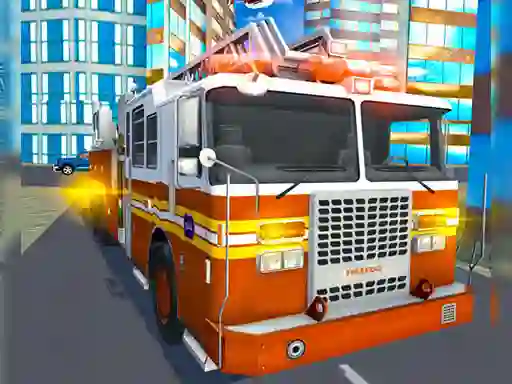 Spēle Fire City Truck Rescue Driving Simulator online
