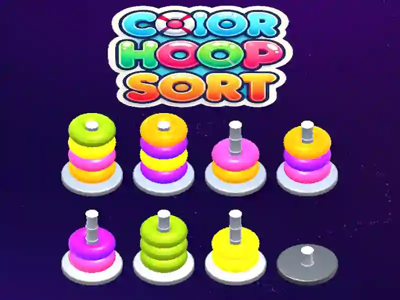 Spēle Color Hoop Sort online