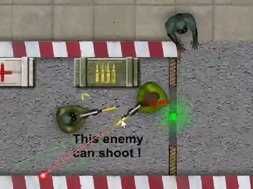 Spēle Zombie Shooting 2D online