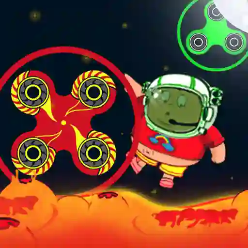 Spēle Spinner Astro the Floor is Lava online