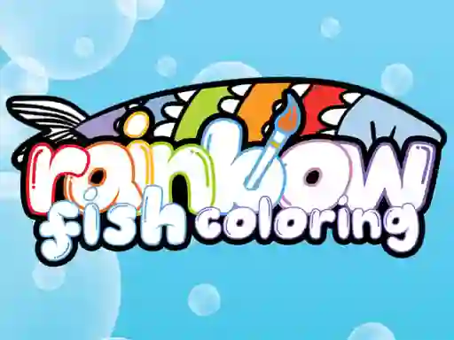 Spēle Rainbow Fish Coloring online