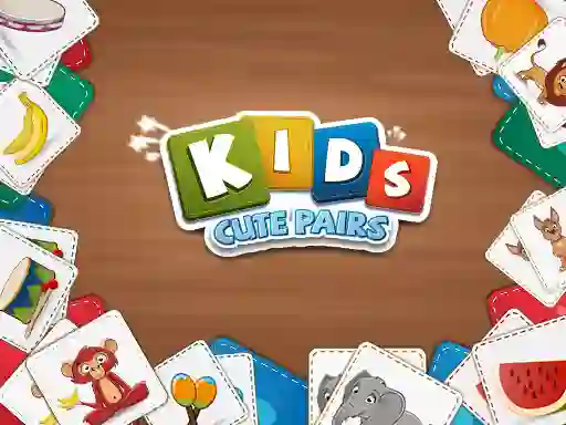 Spēle Kids Cute Pairs online