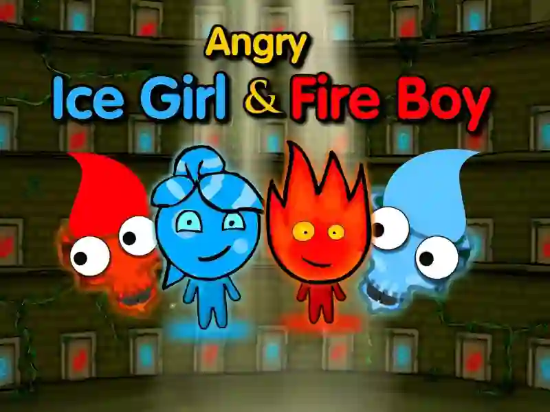 Spēle Angry Ice girl and Fire boy online
