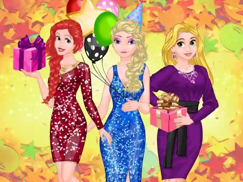 Spēle Frosty Princess Party Surprise online