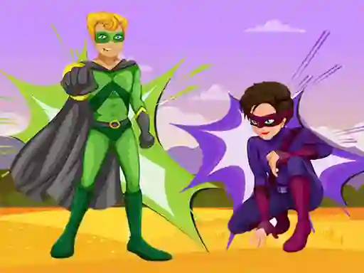 Spēle Superheroes Jigsaw online