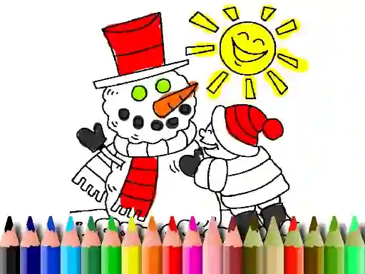Spēle Back To School: Winter Time Coloring online