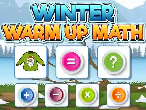 Spēle Winter Warm Up Math online