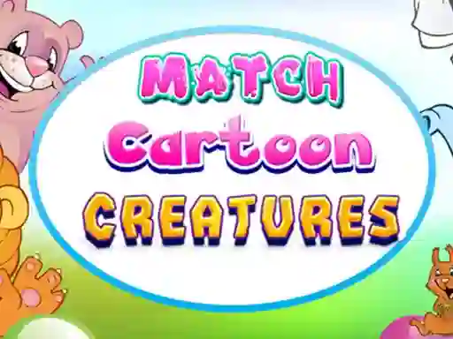 Spēle Match Cartoon Creatures online