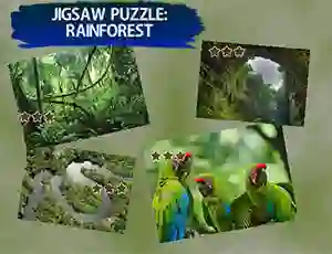 Spēle Jigsaw Puzzle Rain Forest online