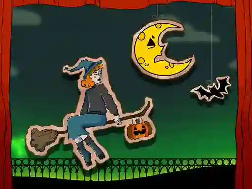 Spēle Halloween Witch Fly online