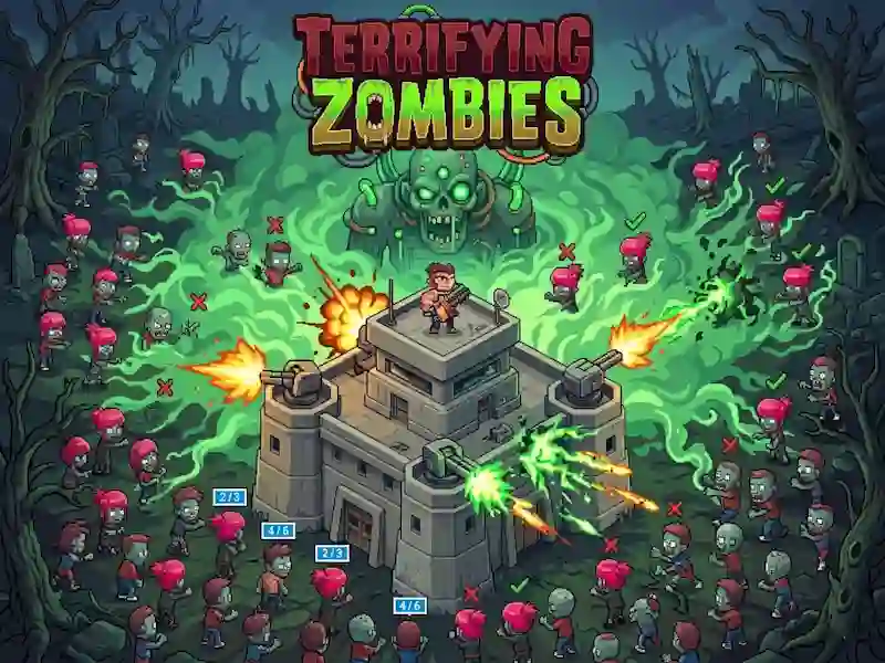 Spēle Terrifying Zombies online