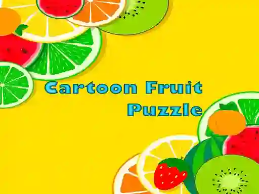 Spēle Cartoon Fruit Puzzle online