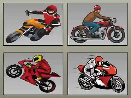 Spēle Racing Motorcycles Memory online