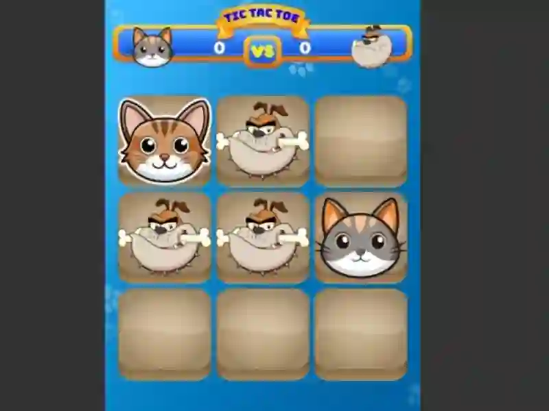 Spēle Tic Tac Toe Cat online