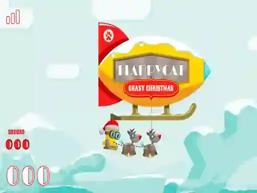 Spēle FlappyCat Crazy Christmas online