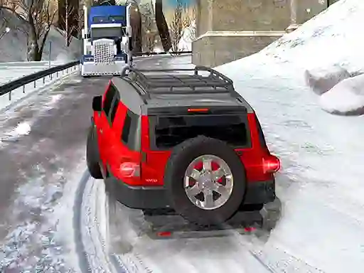 Spēle Heavy Jeep Winter Driving online