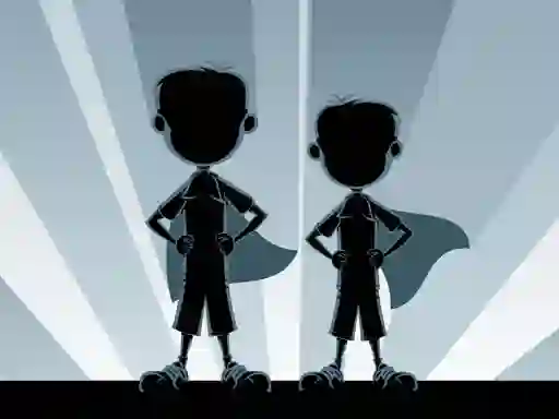 Spēle Little Superheroes Match 3 online