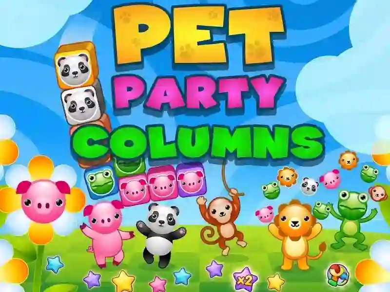 Spēle Pet Party Columns online