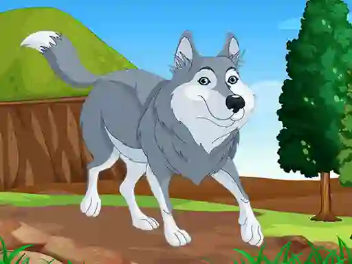 Spēle Wolf Jigsaw online