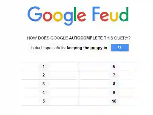 Spēle Google Feud online