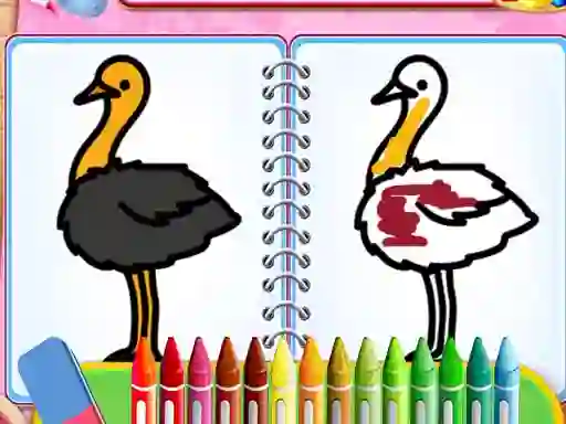 Spēle Coloring Birds Game online