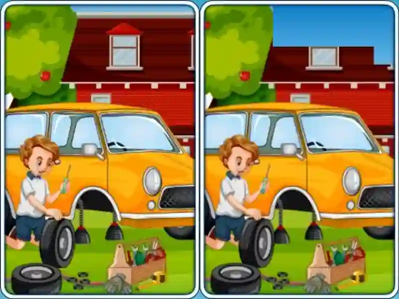 Spēle Car Garage Differences online