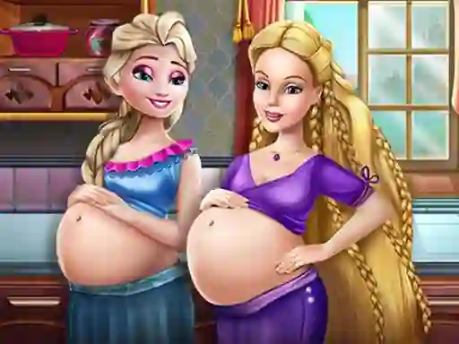 Spēle Happy Princesses Pregnant BFFS online