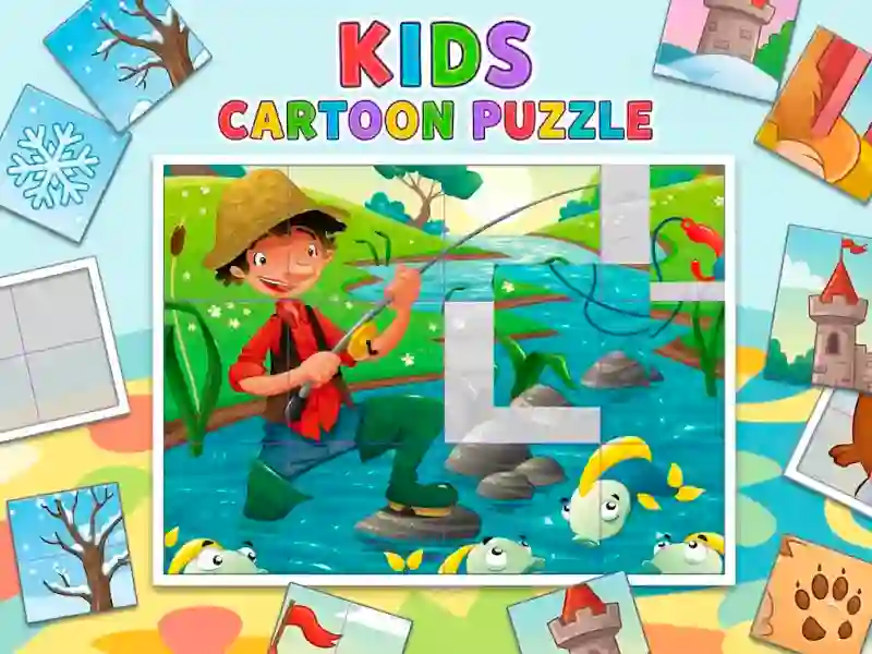 Spēle Kids Cartoon Puzzle online