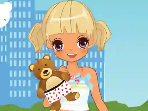 Spēle Little Girl Dress Up online