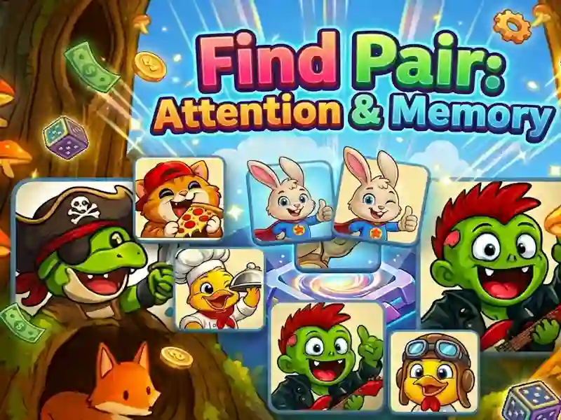 Spēle Find Pair: Attention & Memory online