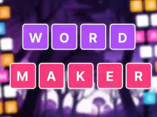 Spēle Word Maker online