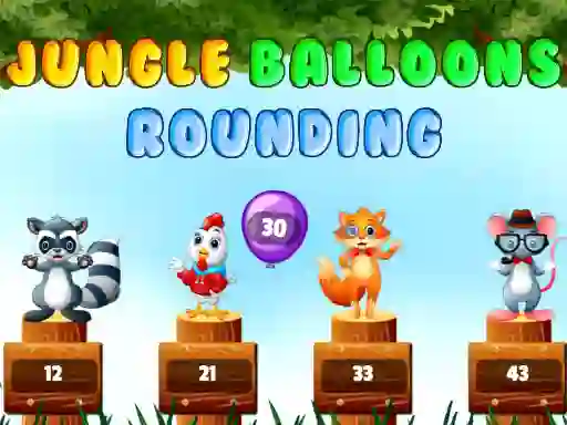Spēle Jungle balloons rounding online
