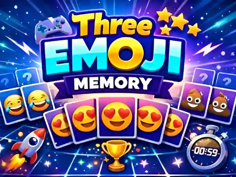 Spēle Three Emoji Memory online
