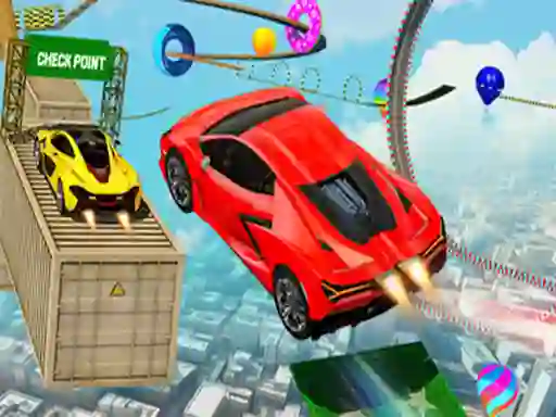 Spēle Crazy Car Stunt Descent GT online