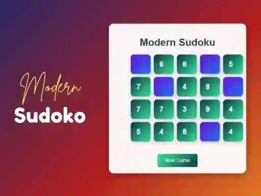 Spēle Modern Sudoku online