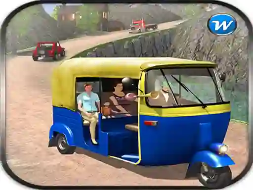 Spēle Public Tricycle Rickshaw driving online