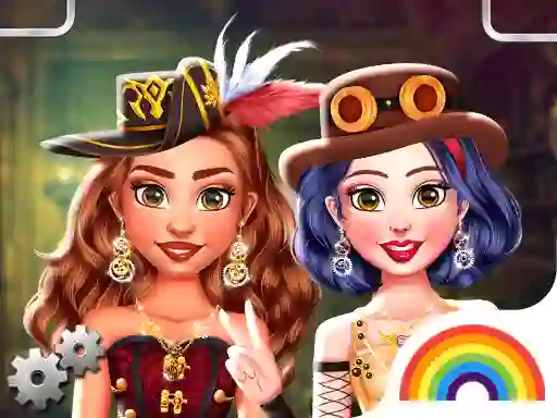 Spēle Princess Girls Steampunk Rivalry online