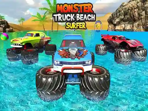 Spēle Monster Truck Beach Surfing online