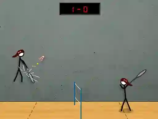 Spēle Stick Figure Badminton 2 online