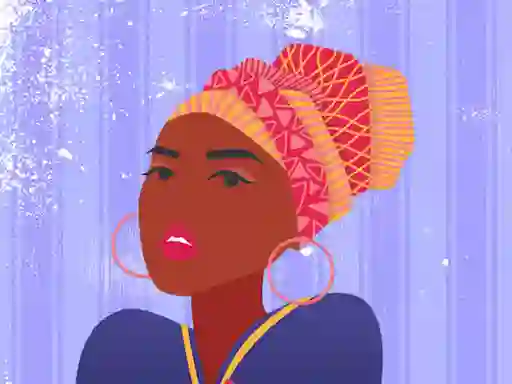 Spēle African Princess Jigsaw online